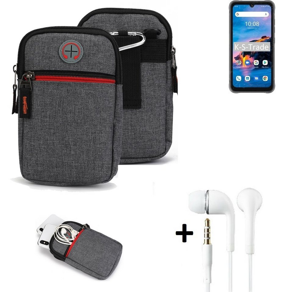 K-S-Trade Handyhülle für UMIDIGI Bison Pro, Gürteltaasche + Kopfhörer Handy Tasche Holster Schutz Hülle K-S-Trade Handyhülle für UMIDIGI Bison Pro, Gürteltaasche + Kopfhörer Handy Tasche Holster Schutz Hülle von K-S-Trade
