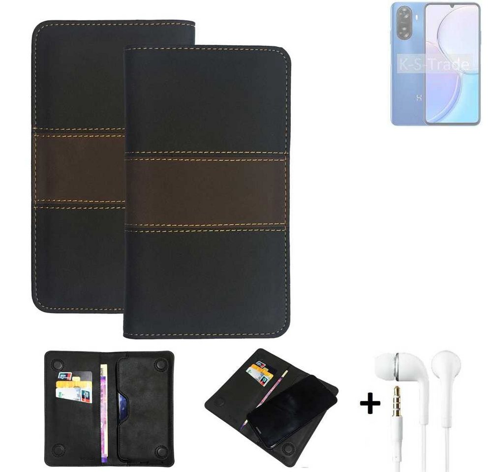 K-S-Trade Handyhülle für Wiko Hi Enjoy 60s 5G, Handyhülle + Kopfhörer Schutzhülle Walletcase Bookstyle Tasche K-S-Trade Handyhülle für Wiko Hi Enjoy 60s 5G, Handyhülle + Kopfhörer Schutzhülle Walletcase Bookstyle Tasche von K-S-Trade