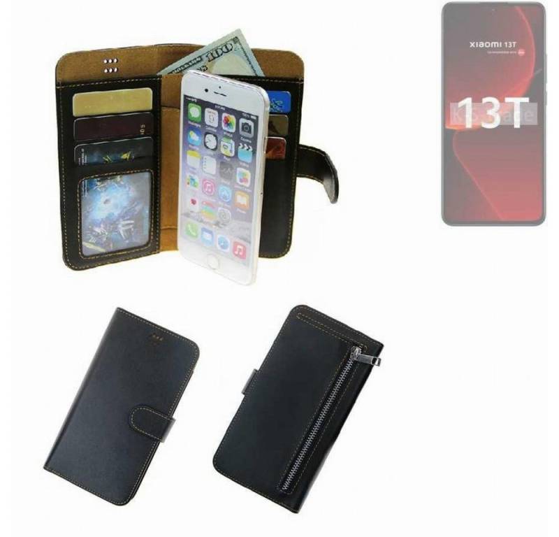K-S-Trade Handyhülle für Xiaomi 13T, Schutz Hülle Klapphülle Case Phone cover Slim Handytasche Handy von K-S-Trade