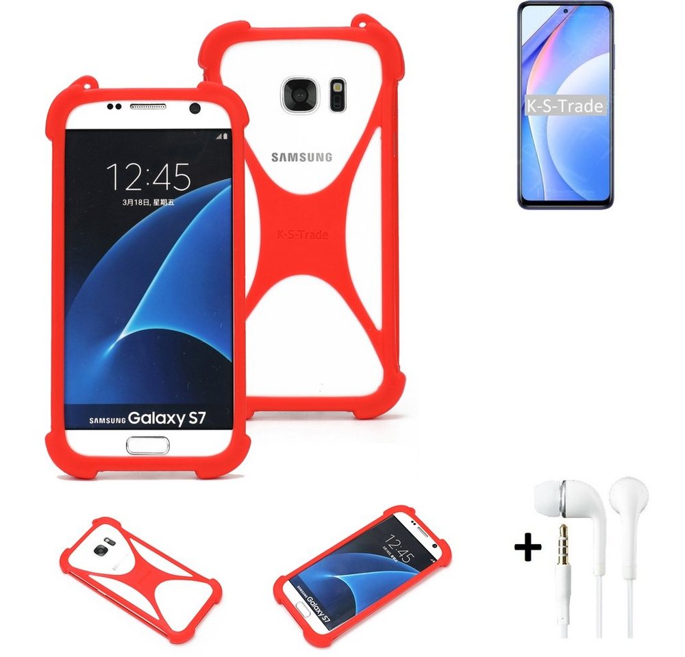 K-S-Trade Handyhülle für Xiaomi Mi 10T Lite, Handy-hülle + Kopfhörer Schutz-hülle Bumper Silikon Schutz Hülle K-S-Trade Handyhülle für Xiaomi Mi 10T Lite, Handy-hülle + Kopfhörer Schutz-hülle Bumper Silikon Schutz Hülle von K-S-Trade