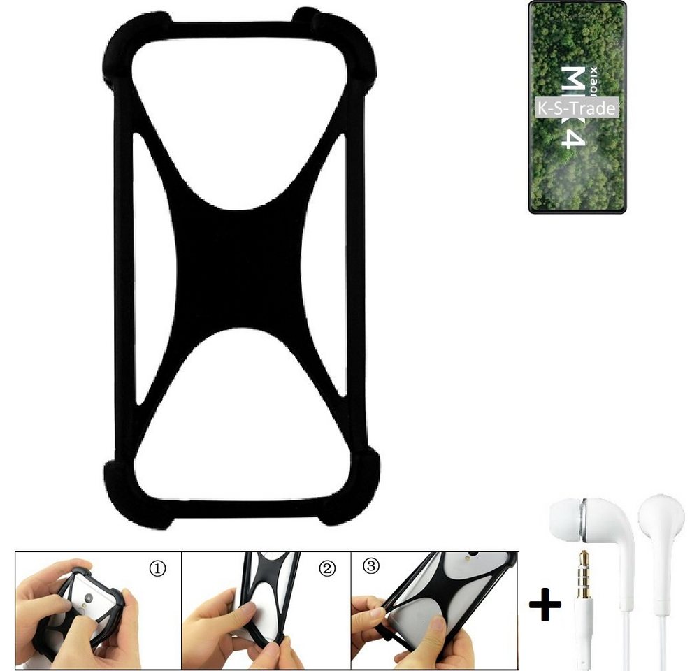 K-S-Trade Handyhülle für Xiaomi Mi MIX 4, Handy-Hülle + headphones Schutz-Hülle Bumper Silikon Cover Case K-S-Trade Handyhülle für Xiaomi Mi MIX 4, Handy-Hülle + headphones Schutz-Hülle Bumper Silikon Cover Case von K-S-Trade