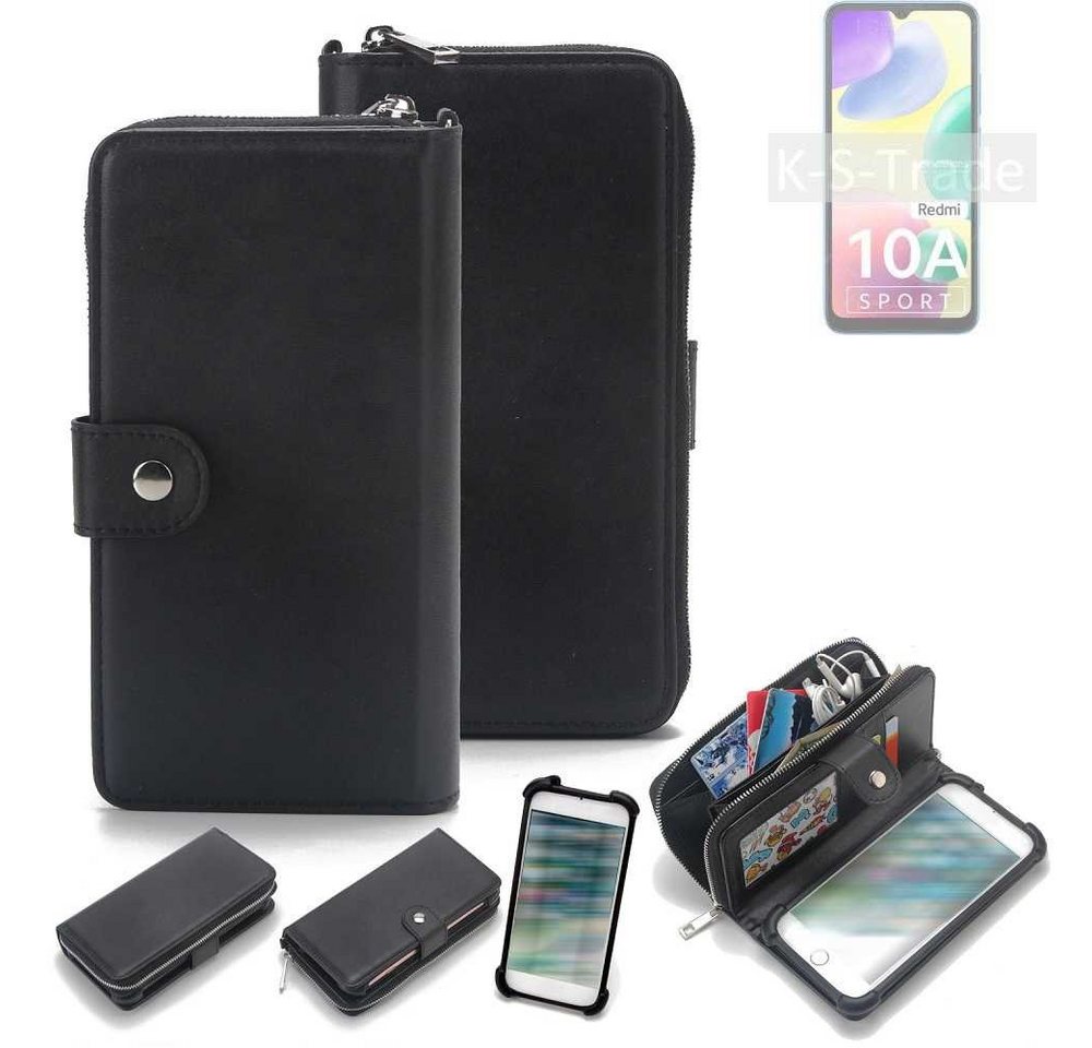 K-S-Trade Handyhülle für Xiaomi Redmi 10A Sport, 2in1 Handyhülle Schutzhülle & Portemonnee Cover Handy Hülle K-S-Trade Handyhülle für Xiaomi Redmi 10A Sport, 2in1 Handyhülle Schutzhülle & Portemonnee Cover Handy Hülle von K-S-Trade