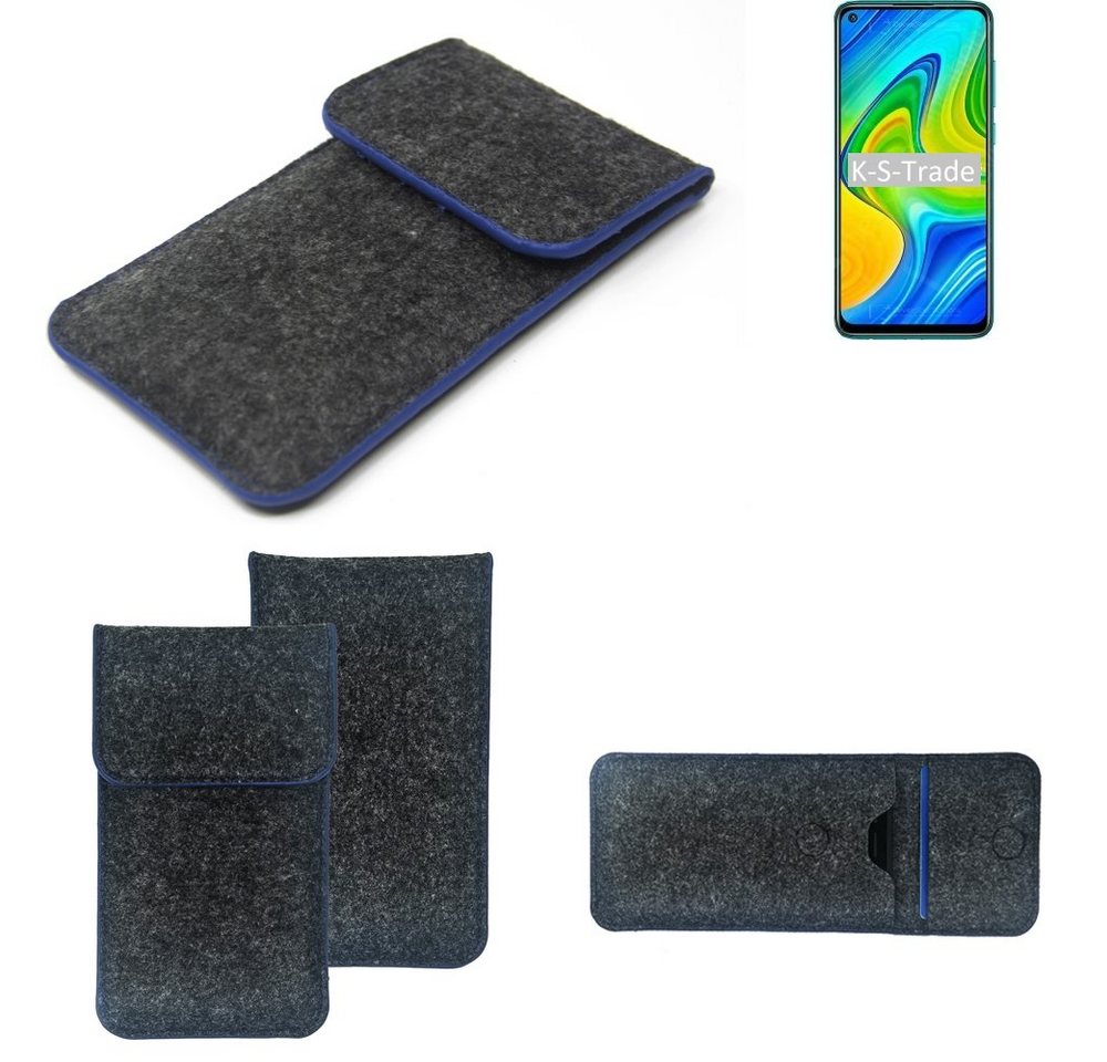 K-S-Trade Handyhülle für Xiaomi Redmi 10X 4G, Handy-Hülle Schutz-Hülle Filztasche Pouch Tasche Case Sleeve K-S-Trade Handyhülle für Xiaomi Redmi 10X 4G, Handy-Hülle Schutz-Hülle Filztasche Pouch Tasche Case Sleeve von K-S-Trade
