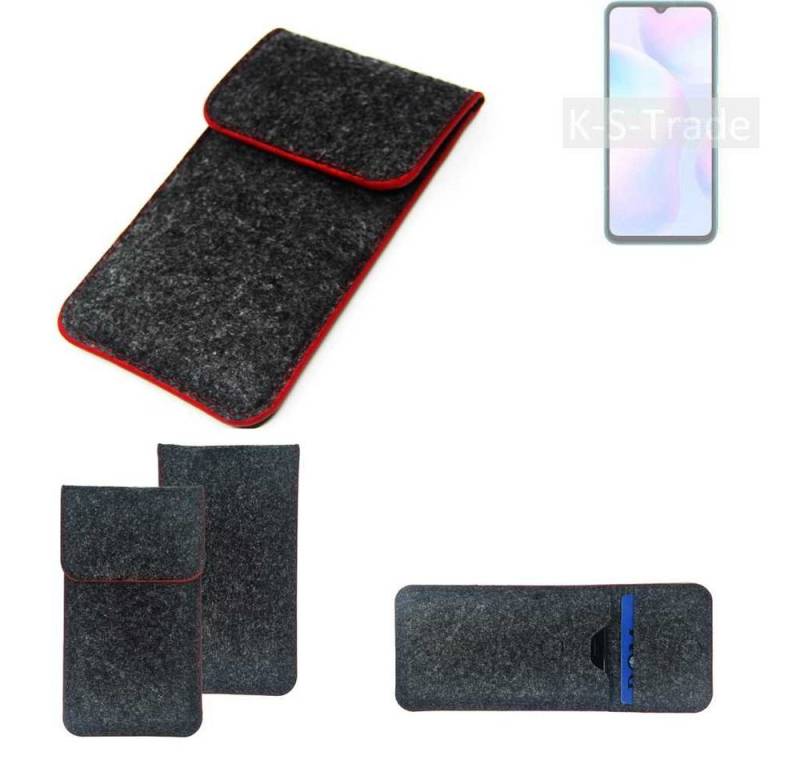 K-S-Trade Handyhülle für Xiaomi Redmi 9i, Handy Schutz Hülle Schutzhülle Handyhülle Filztasche Pouch von K-S-Trade