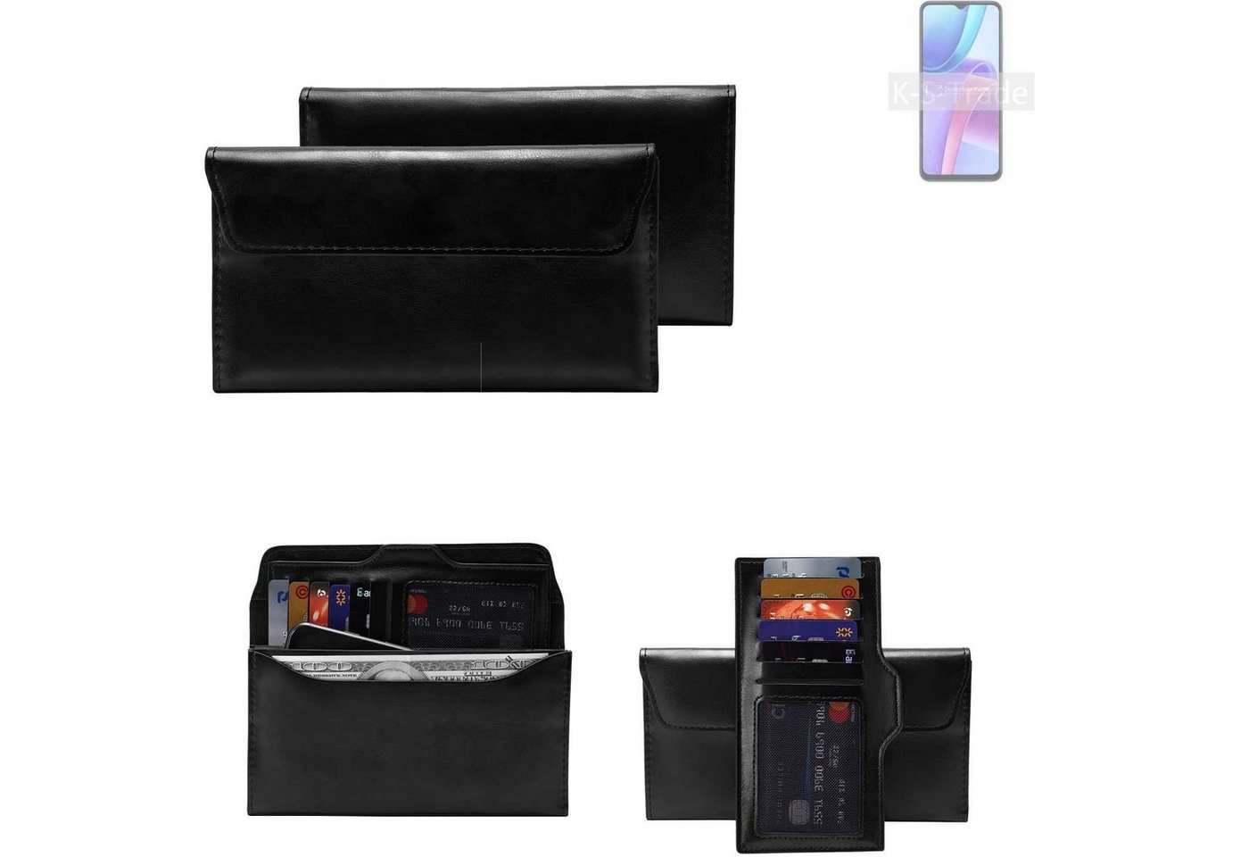 K-S-Trade Handyhülle für Xiaomi Redmi Note 11R, Handy Hülle Schutz Hülle Tasche Schutz Case Handytasche von K-S-Trade