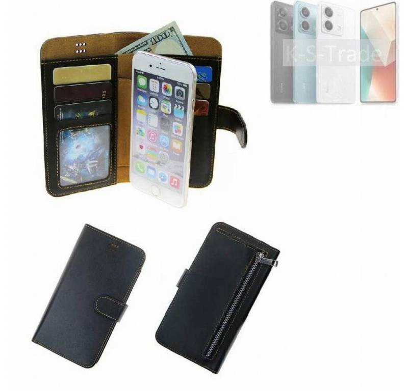 K-S-Trade Handyhülle für Xiaomi Redmi Note 13 5G, Schutz Hülle Klapphülle Case Phone cover Slim Handytasche Handy von K-S-Trade