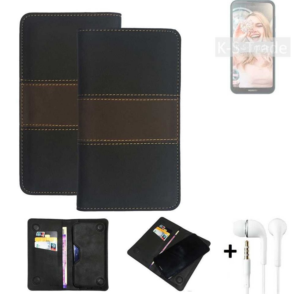 K-S-Trade Handyhülle für Xiaomi Redmi Note 7, Handyhülle + Kopfhörer Schutzhülle Walletcase Bookstyle Tasche K-S-Trade Handyhülle für Xiaomi Redmi Note 7, Handyhülle + Kopfhörer Schutzhülle Walletcase Bookstyle Tasche von K-S-Trade