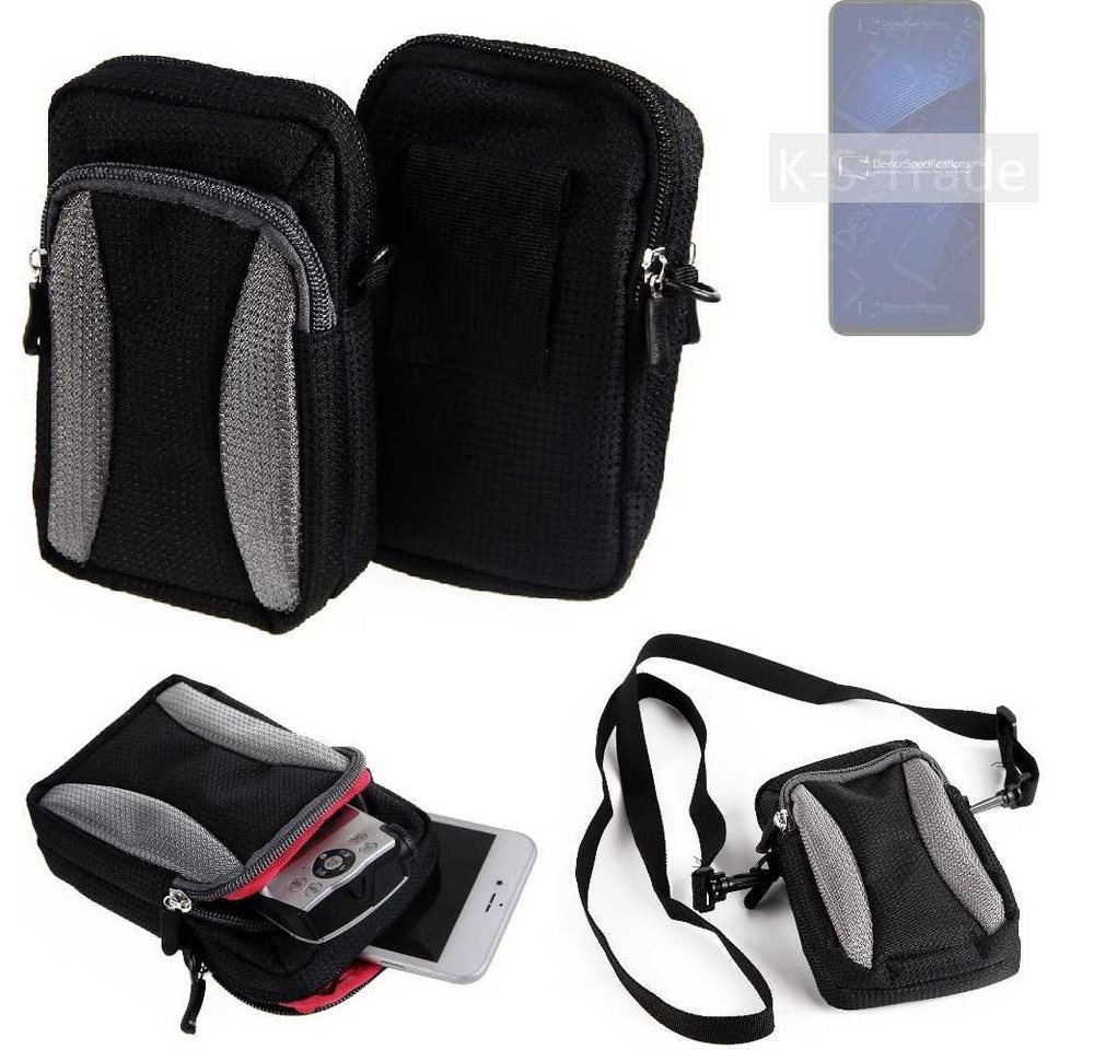 K-S-Trade Handyhülle für ZTE Axon 41 5G, Holster Schutz Hülle Handy Hülle Gürteltasche Umhängetasche mit K-S-Trade Handyhülle für ZTE Axon 41 5G, Holster Schutz Hülle Handy Hülle Gürteltasche Umhängetasche mit von K-S-Trade