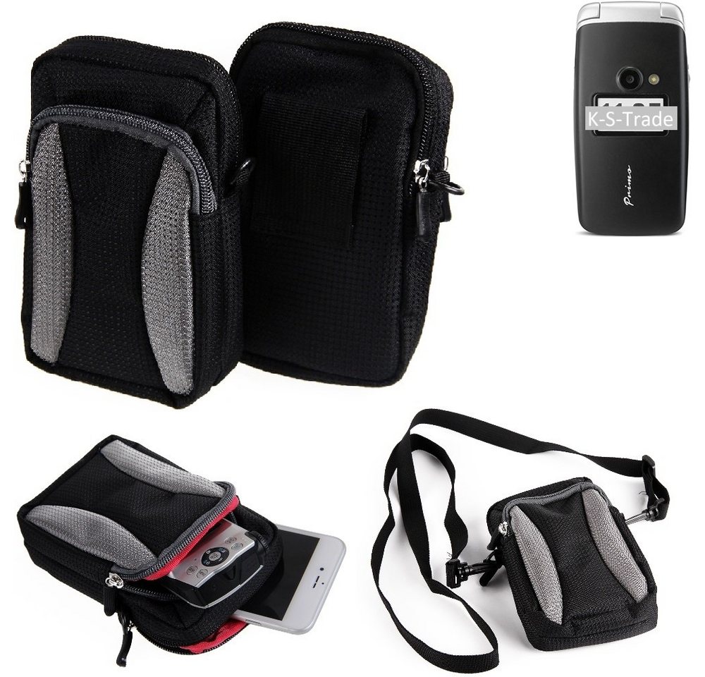 K-S-Trade Handyhülle für doro Primo 413, Schutz-Hülle - Handy Gürteltasche Umhängetasche mit Zusatzfach K-S-Trade Handyhülle für doro Primo 413, Schutz-Hülle - Handy Gürteltasche Umhängetasche mit Zusatzfach von K-S-Trade