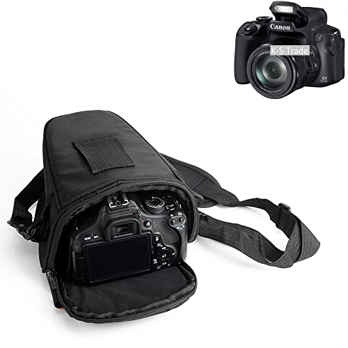 K-S-Trade Qualitativ & Innovativ Kameratasche Fototasche Schultertasche Umhängetasche Für Canon PowerShot SX70 HS Colt Für Systemkameras von K-S-Trade