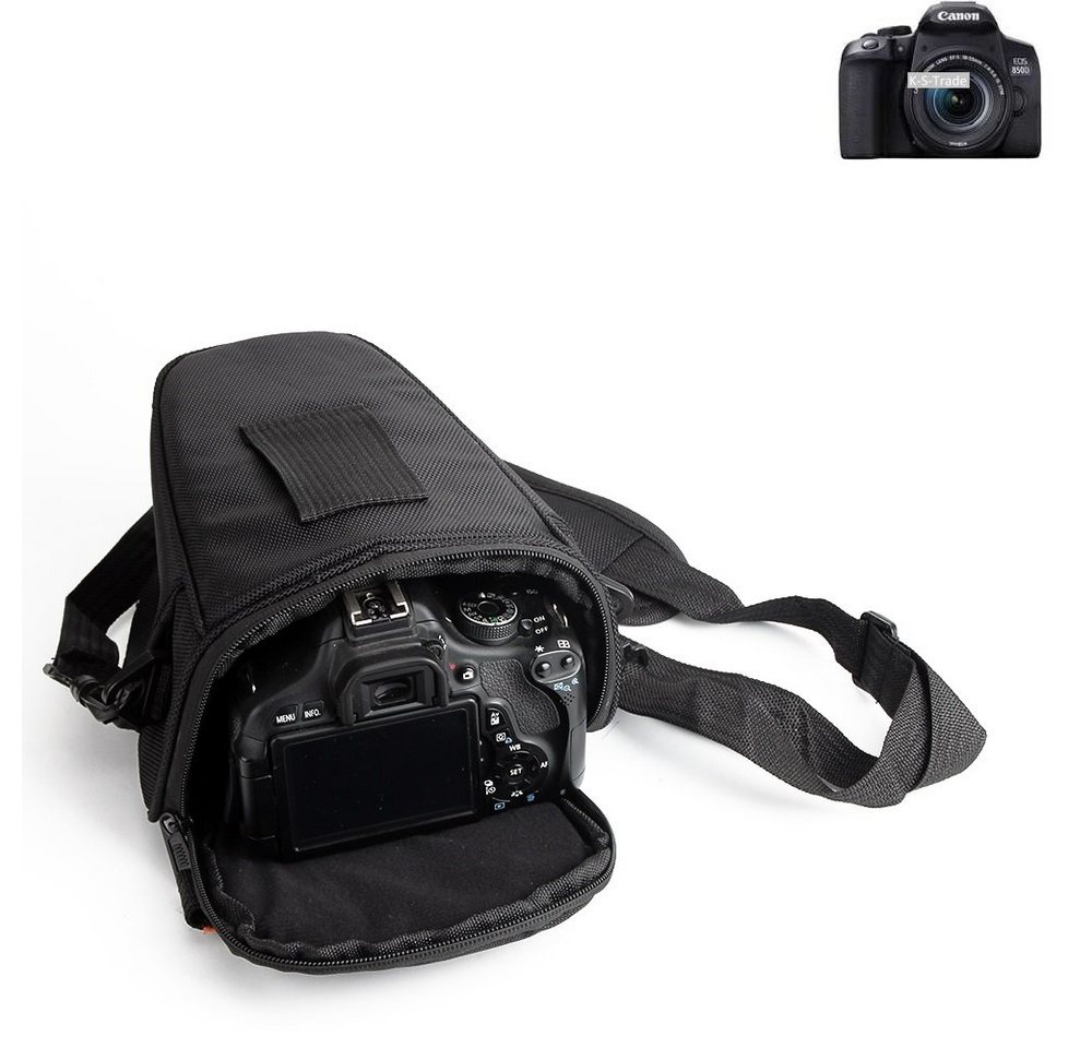 K-S-Trade Kameratasche für Canon EOS 850D, Kameratasche Fototasche Schultertasche Umhängetasche Colt von K-S-Trade