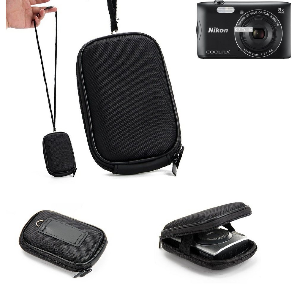 K-S-Trade Kameratasche für Nikon Coolpix A300, Hardcase Kamera-Tasche Foto-Tasche Kompaktkamera Gürteltasche Case von K-S-Trade