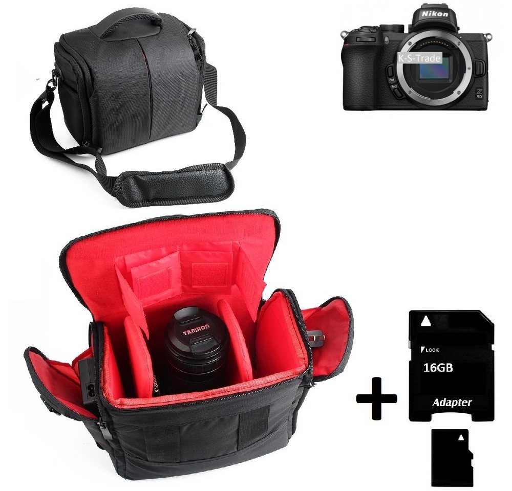 K-S-Trade Kameratasche für Nikon Z 50, Kameratasche Fototasche Umhängetasche Schultertasche Zubehör von K-S-Trade