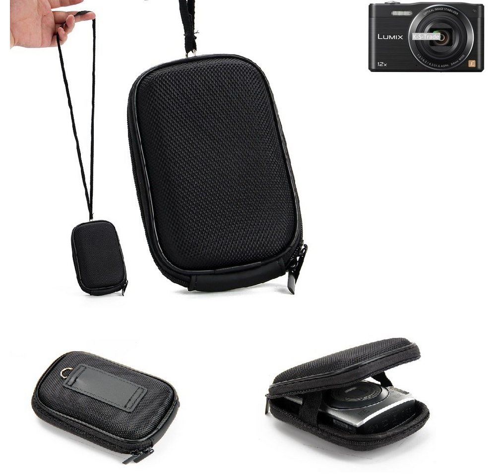 K-S-Trade Kameratasche für Panasonic Lumix DMC-SZ8, Hardcase Kamera-Tasche Foto-Tasche Kompaktkamera Gürteltasche Case von K-S-Trade