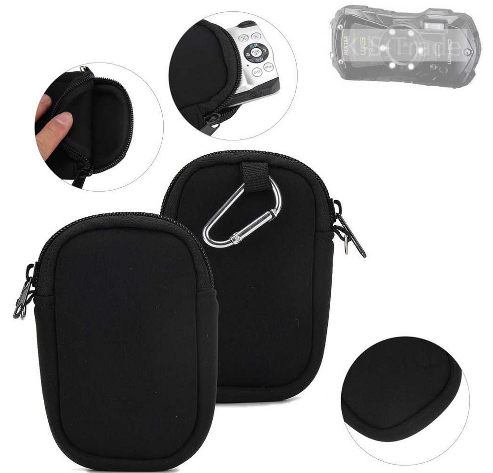 K-S-Trade Kameratasche für Pentax WG-90, Kameratasche Schutz-Hülle Kompaktkamera Tasche Travelbag sleeve von K-S-Trade