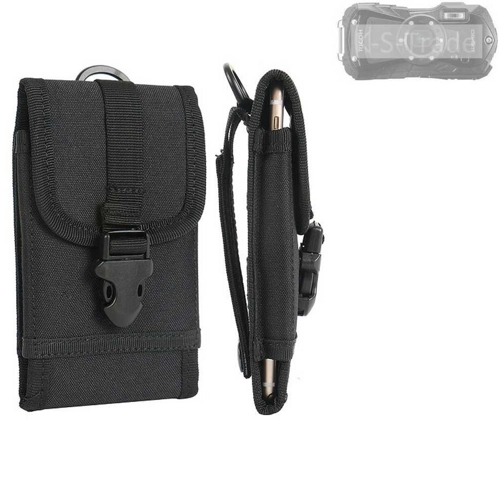 K-S-Trade Kameratasche für Ricoh WG-80, Kameratasche Gürteltasche Outdoor Gürtel Tasche Kompaktkamera von K-S-Trade