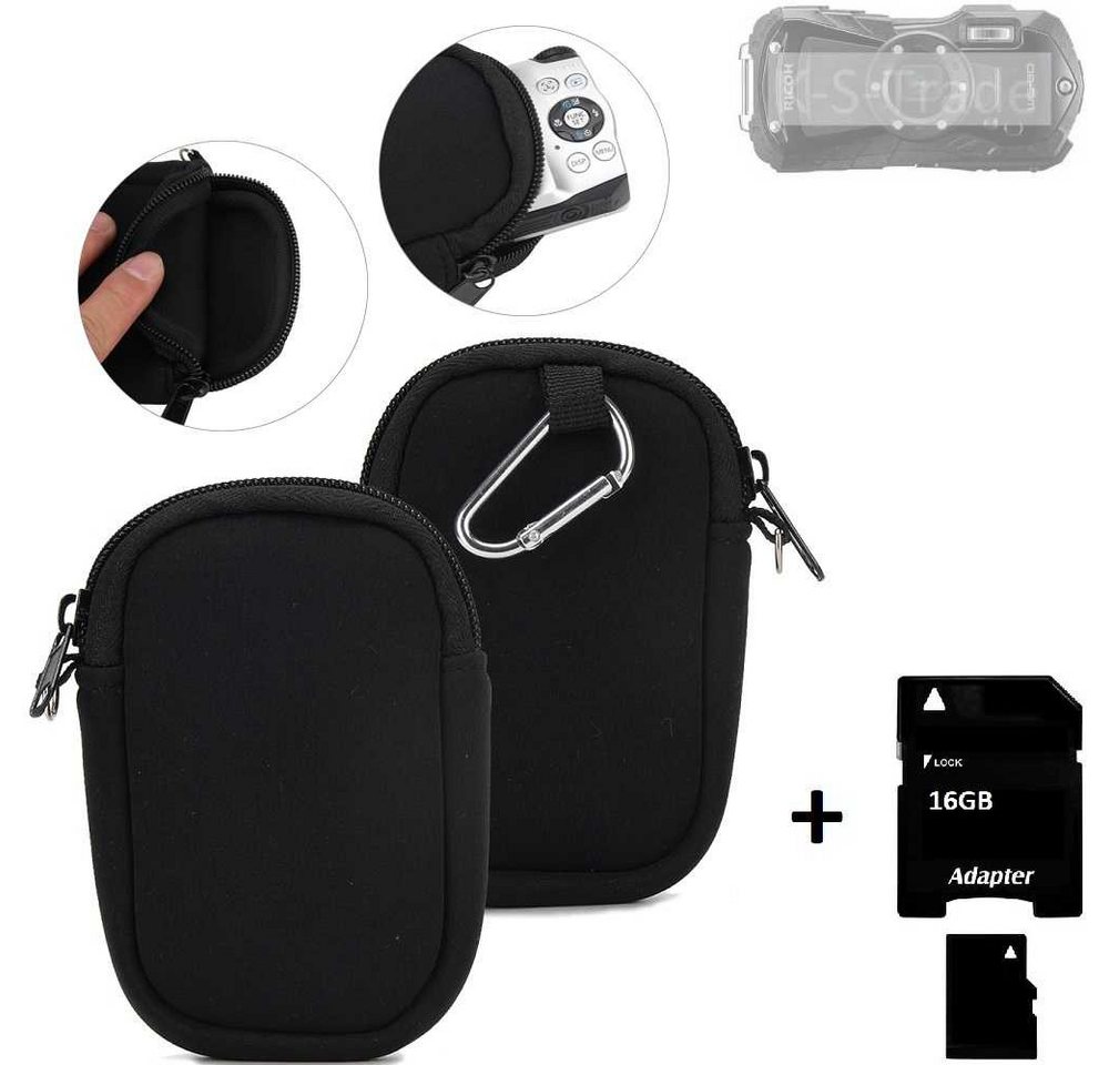 K-S-Trade Kameratasche für Ricoh WG-80, Kameratasche Schutz Hülle Kompaktkamera Tasche Travelbag sleeve von K-S-Trade