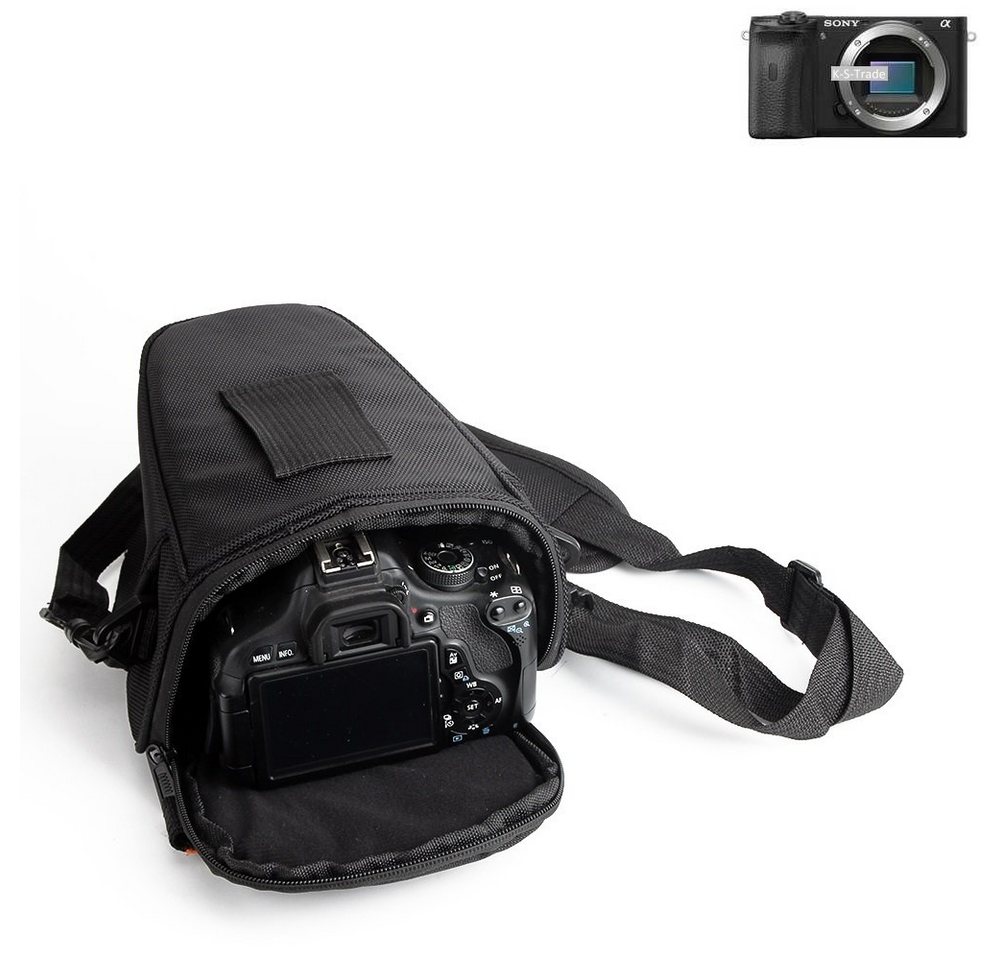 K-S-Trade Kameratasche für Sony Alpha 6600, Kameratasche Fototasche Schultertasche Umhängetasche Colt von K-S-Trade