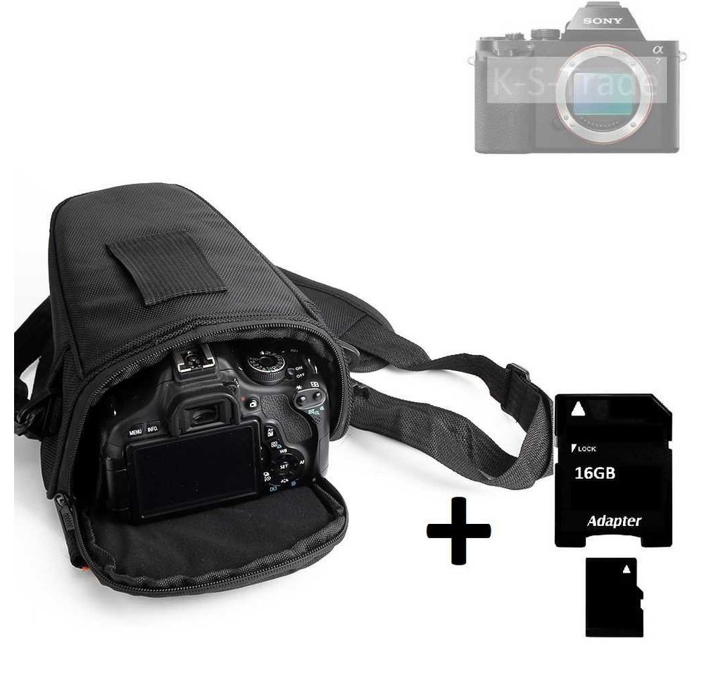 K-S-Trade Kameratasche für Sony Alpha 7, Schultertasche Colt Kameratasche Systemkameras DSLR DSLM SLR von K-S-Trade