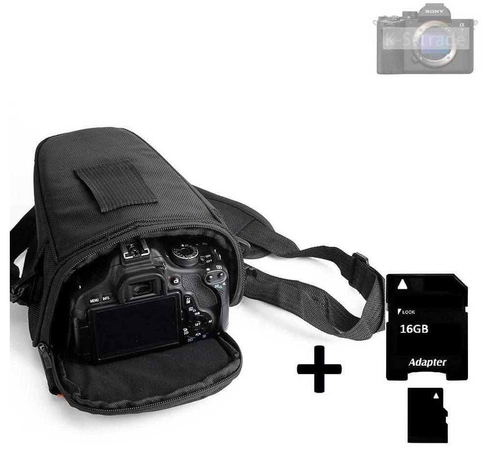 K-S-Trade Kameratasche für Sony Alpha 7 lV, Schultertasche Colt Kameratasche Systemkameras DSLR DSLM SLR von K-S-Trade