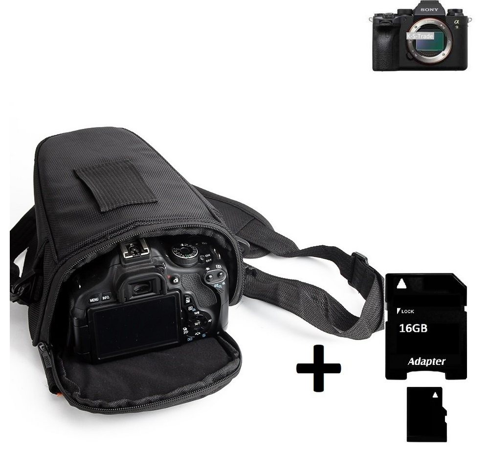 K-S-Trade Kameratasche für Sony Alpha 9 II, Schultertasche Colt Kameratasche Systemkameras DSLR DSLM SLR von K-S-Trade