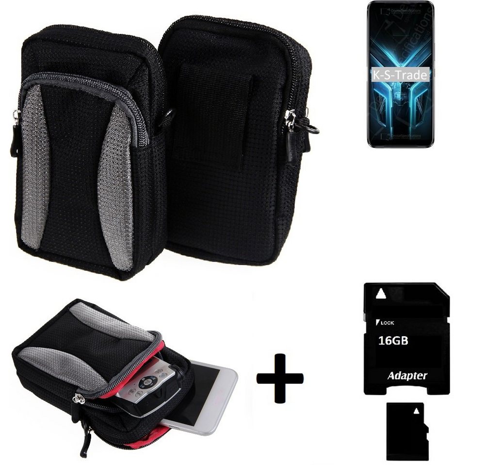 K-S-Trade Kameratasche für Sony ZV-1, Gürtel Tasche Holster Umhänge Tasche Fototasche Schutz Hülle von K-S-Trade