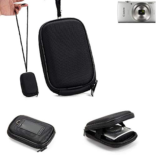 K-S-Trade Qualitativ & Innovativ Hardcase Kamera-Tasche Foto-Tasche Für Canon IXUS 185 Für Kompaktkamera Gürteltasche Case Schutz-Hülle von K-S-Trade