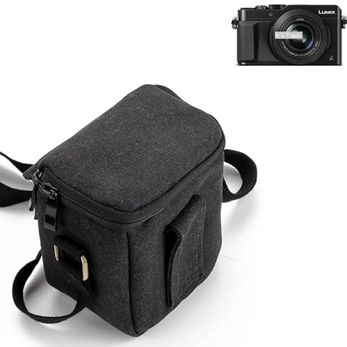 K-S-Trade Qualitativ & Innovativ Umhängetasche Für Panasonic Lumix DMC-LX100 Schulter Tasche Tragetasche Kameratasche Fototasche Schwarz von K-S-Trade