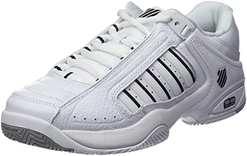 K-Swiss Performance Herren Defier RS Tennisschuh, White/White/Black, 43 EU von K-Swiss