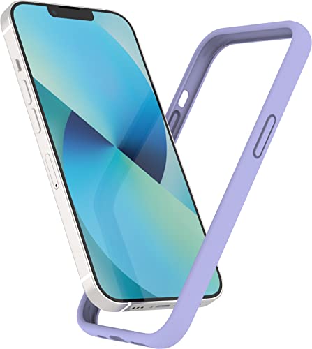 K TOMOTO Kompatibles iPhone 13 Mini Bumper Case (5,4 Zoll), Flüssiges Silikon Bumper Case [Stoßdämpfung] [Erhöhter Kantenschutz] [Fallschutz] [Seidige und weiche Haptik] Rahmen Bumper Case, von K TOMOTO