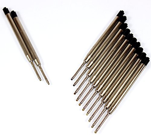 50 Stück Kugelschreiberminen 10cm SCHWARZ -K&B Vertrieb- Kuliminen Großraumminen Ersatzminen 177 von K&B Vertrieb