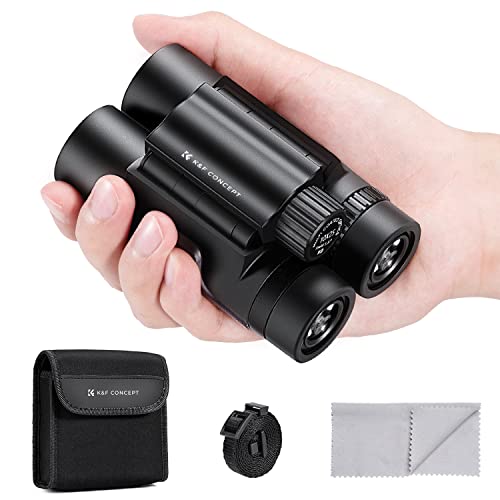 K&F Concept 10x25 Kompakt Fernglas Kinder Erwachsene, BAK4 Prism + FMC Broadband Green Film für Vogelbeobachtung, Outdoor-Abenteuer, Show und Konzert von K&F Concept