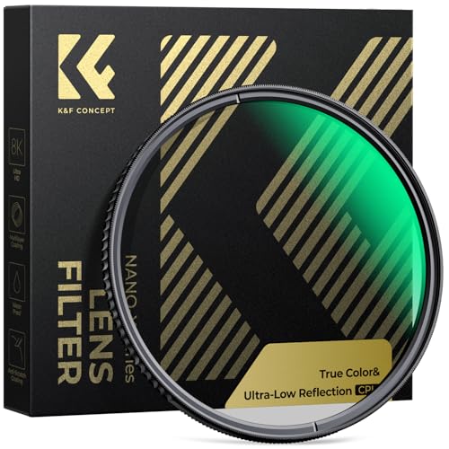 K&F Concept 2-IN-1 Filter 43mm True Color Polfilter & Ultra-niedrige Reflexion Polfilter, Optisches Glas mit Multi-Nano-Beschichtung (Nano-Xcel) von K&F Concept