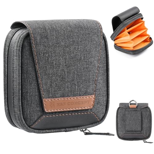 K&F Concept 4 Stück Taschen für Kamera Filter 4-in-1 Filter-Taschen 4Pcs Objektivfilter Tasche Bis zu 95 mm von K&F Concept