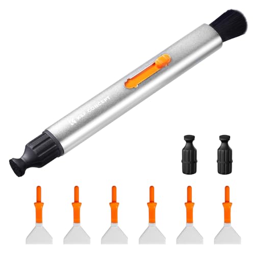 K&F Concept 9 in 1 Reinigung Stift l Cleaning Pen Set, Reinigung Set mit Reinigungspinsel, 2*Carbonspitze, 6*Vollformat Kamera Cleaning Swab für DSLR Kamera, Objektive, Handy, Laptop, AR Vr Brille K&F Concept 9 in 1 Reinigung Stift l Cleaning Pen Set, Reinigung Set mit Reinigungspinsel, 2*Carbonspitze, 6*Vollformat Kamera Cleaning Swab für DSLR Kamera, Objektive, Handy, Laptop, AR Vr Brille von K&F Concept