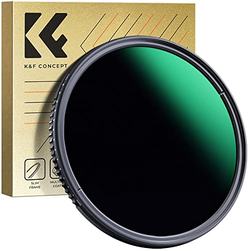 K&F Concept D-Serie Variabler ND Filter ND3-ND1000 Graufilter 62mm(1.5-10 Blendenstufen) von K&F Concept