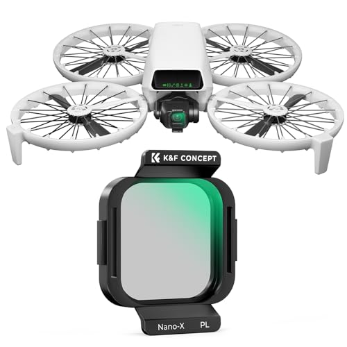 K&F Concept DJI Flip Polfilter CPL Filter Kompatibel mit DJI Flip, CPL-Objektivfilter mit Multi Beschichtung HD Optical Glass Aluminium K&F Concept DJI Flip Polfilter CPL Filter Kompatibel mit DJI Flip, CPL-Objektivfilter mit Multi Beschichtung HD Optical Glass Aluminium von K&F Concept