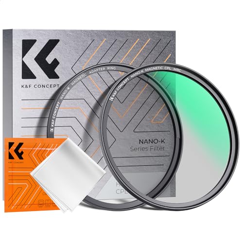 K&F Concept K-Serie 49mm Slim Zirkularer Polfilter Polarisationsfilter CPL Magnetischer Filter Cirkular Polfilter Optisches Glas & Aluminium für Foto-Kameraobjektive K&F Concept K-Serie 49mm Slim Zirkularer Polfilter Polarisationsfilter CPL Magnetischer Filter Cirkular Polfilter Optisches Glas & Aluminium für Foto-Kameraobjektive von K&F Concept