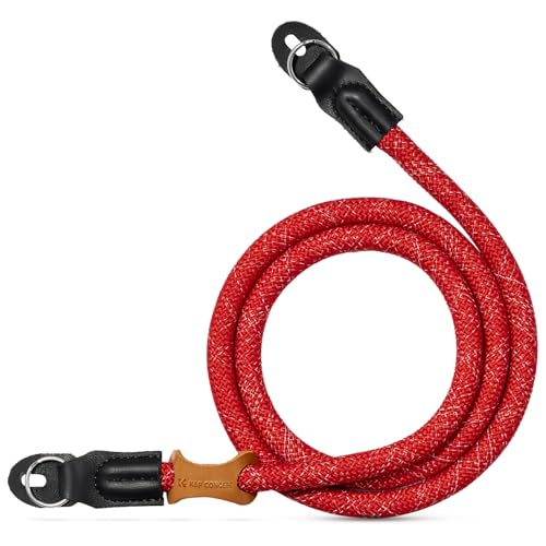 K&F Concept Kameragurt Kamera Schultergurt Camera Strap Kamera Tragegurt geeignet für DSLR SLR oder spiegellosen Kameras (Rot) von K&F Concept