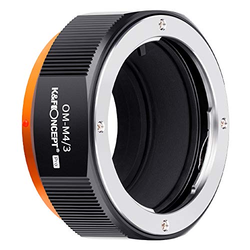 K&F Concept M16125 OM-M4/3 Hochpräziser Adapterring, Kompatibel mit Olympus Om Micro 4/3. von K&F Concept