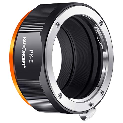 K&F Concept M17105 PK-NEX Hochpräziser Adapterring Objektivadapter für Pentax PK K Mount Objektiv auf Sony NEX Alpha E-Mount Kamera von K&F Concept