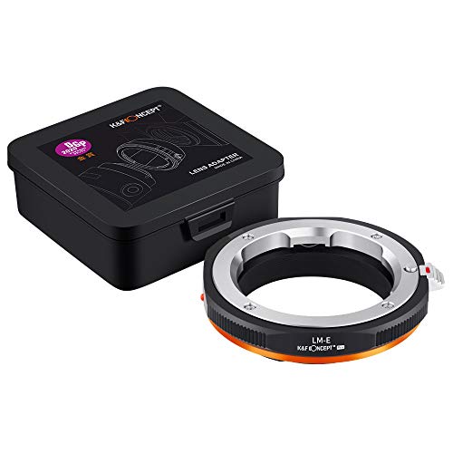 K&F Concept M20105 LM-NEX Hochpräziser Adapterring Objektivadapter für Leica M Objektiv auf Sony NEX Kamera wie Sony NEX-3 NEX-3C NEX-3N NEX-5 NEX5T NEX6 NEX-F3 a3000 Alpha A7 K&F Concept M20105 LM-NEX Hochpräziser Adapterring Objektivadapter für Leica M Objektiv auf Sony NEX Kamera wie Sony NEX-3 NEX-3C NEX-3N NEX-5 NEX5T NEX6 NEX-F3 a3000 Alpha A7 von K&F Concept