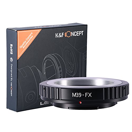 K&F Concept M39/L39 Objektivadapter mit SLR Gewinde an Fuji X-Series X-Pro1 FX Fuji X Mount Mirrorless wie Fuji XT2 XT20 XE3 XT1 X-T2 von K&F Concept