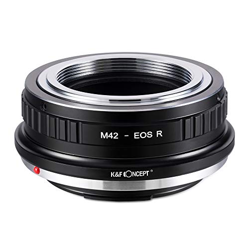 K&F Concept M42-Canon EOS R Bajonettadapter Objektiv Ring für M42 Objektiv auf Canon EOS R-Mount Kamera Canon EOS RF RP von K&F Concept