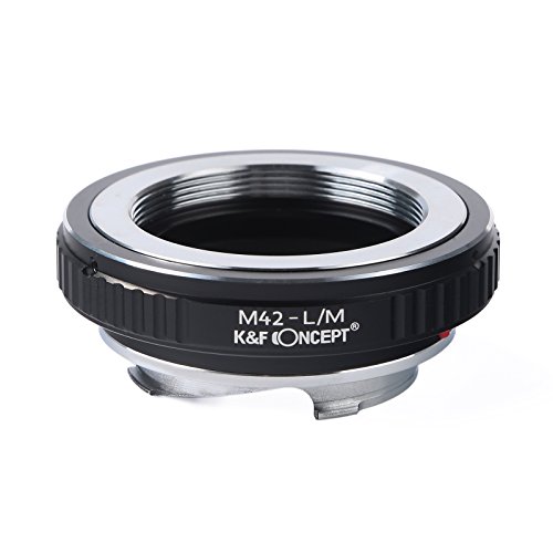 K&F Concept M42 - L/M Objektiv Mount Adapter Ring Objektiv Adapterringe für 42mm M42 Mount Objektiv Adapterringe auf L/M Objektiv Kamera Zubehör M42-L/M von K&F Concept