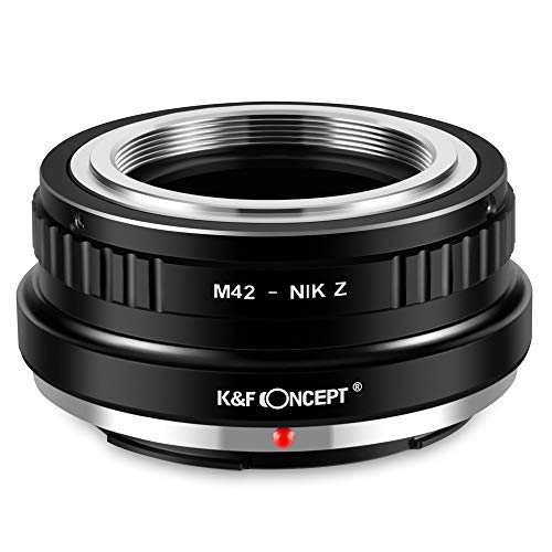K&F Concept M42-NIK Z Bajonettadapter Objektiv Ring für M42 Objektiv auf Nikon Z 7 und Nikon Z 6 Spiegellose Vollformatkamera von K&F Concept