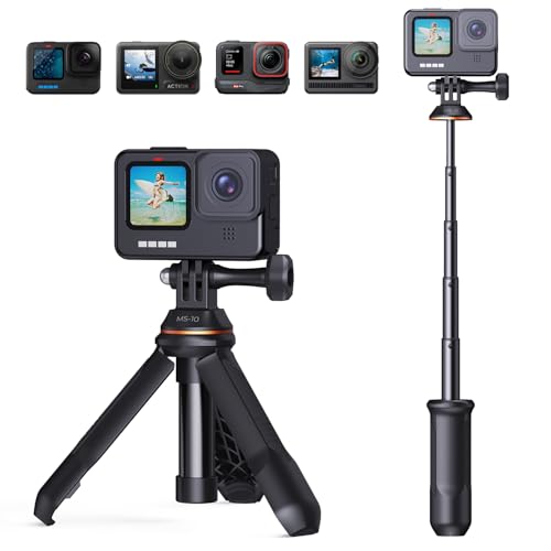 K&F Concept MS10 GoPro stativ, GoPro Selfie Stick,Go pro Tripod,33CM Tischstativ, Tragbare SelfieStick Kompatibel mit GoPro, DJI Osmo Action,Insta 360, DJI Osmo Pocket 3 K&F Concept MS10 GoPro stativ, GoPro Selfie Stick,Go pro Tripod,33CM Tischstativ, Tragbare SelfieStick Kompatibel mit GoPro, DJI Osmo Action,Insta 360, DJI Osmo Pocket 3 von K&F Concept