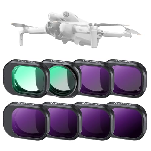 K&F Concept Effect Lens & ND Filter Kit für DJI Osmo Pocket 3, 1.2X Anamorphot-Objektiv+ Weitwinkel-Objektiv+ 10X Makro-Objektiv+ ND8+ND32+ND128, Magnetische Befestigung, Multi-Beschichtung von K&F Concept