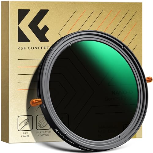 K&F Concept Nano-D Serie ND Filter 49mm CPL&ND2-ND32 2 in 1 multifunktionaler Graufilter und CPL Filter Polfilter von K&F Concept