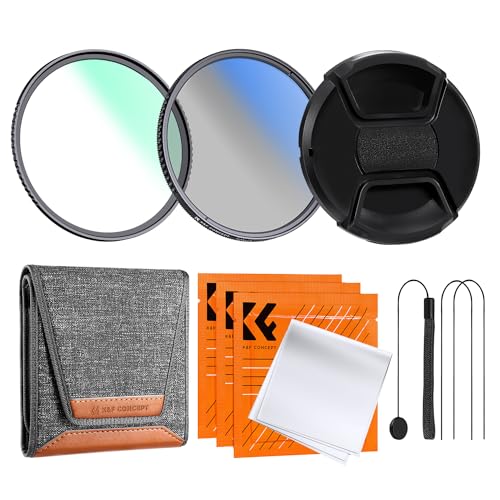 K&F Concept Nano K-Serie Filter Set 37mm UV Filter,Polfilter (CPL),Objektivdeckel& Aufbewahrungstasche von K&F Concept